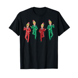 Christmas Donald Trumps Dancing Funny Xmas Men Women Kids T-Shirt
