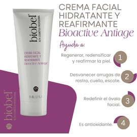 Biobel Crema Facial Hidratante y Reafirmante Bioactive Antiage 75ml