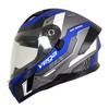 Vega Holeshot Full Face Helmet 53078-024, Air Droid Blue, Large