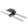 CAMVATE Rail Rod Support System DSLR Baseplate Mount + Rail