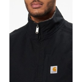 Carhartt Carhartt Men's Sherpa Lined Mock-Neck Vest, Black, Medium