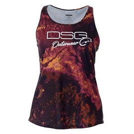 DSG Outerwear Women's Razor Back Fishing Tank Tops | UPF 50+, Moisture Wicking, Quick Dry (US, Alpha, X-Small, Regular, Regular, Realtree Xtreme Gothic Grape)