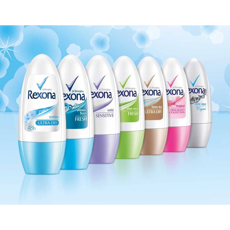 Rexona Aloe Vera Deo Roll-On Women, 6er-Pack (6 x 50