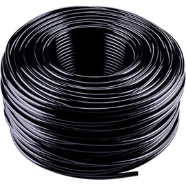 MIXC 400ft 1/4 inch Blank Distribution Tubing Drip Irrigation Hose Garden Watering Tube Line