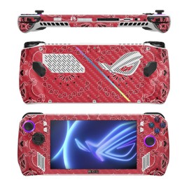 MightySkins Carbon Fiber Skin Compatible with Asus ROG Ally - Bandana | Protective, Durable Textured Carbon Fiber Finish | Easy to Apply, Remove, and Change Styles