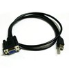 KJCPZYPP DB9 Female to USB B-Port Male Printing Port RS232