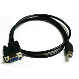 KJCPZYPP DB9 Female to USB B-Port Male Printing Port RS232 Serial Cable USB B-Type to DB9 Data Transmission Printer Adapter Cable 1Meter