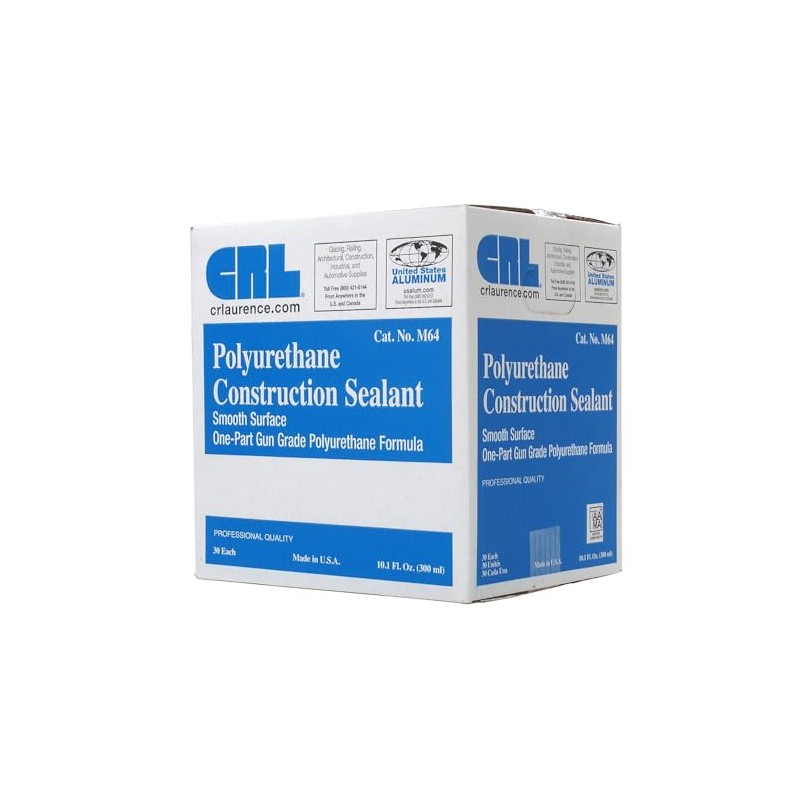 CRL M64 Gray Polyurethane Construction Sealant