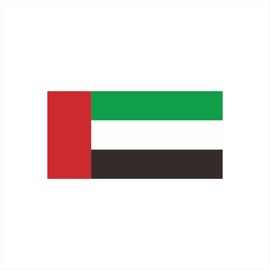 Womaha 30 Sheets United Arab Emirates Flag Temporary Tattoos Fans Face Tattoo Stickers for Adults Kids Group Activity Props