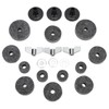 21Pcs Cymbal Replacement Accessories Felts Sleeves Wing Nuts Washers for