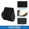 A ABSOPRO Car Seat Lumbar Cushion Memory Foam Support Ergonomic