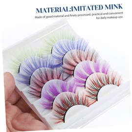 Baluue 5sets Comfortable Eyelashes Faux Lash Extensions Enhance Your Look Instantly 5pairs*5