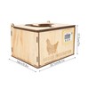 9 Egg Incubator Smart Pine Wood Efficient Thermostat Water Bed
