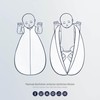 Julius Zöllner Little Bow Jersey Sleeping Bag, Size 50/56, Made