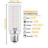JUNEDOO E26 LED Light Bulbs 22W, 6000K Daylight White,Edison Screw