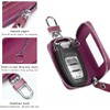 Funda para llave de coche, funda inteligente con gancho de