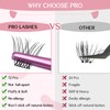Cluster Eyelashes, Pack of 72 Individual Eyelashes, Eyelash Clusters, DIY