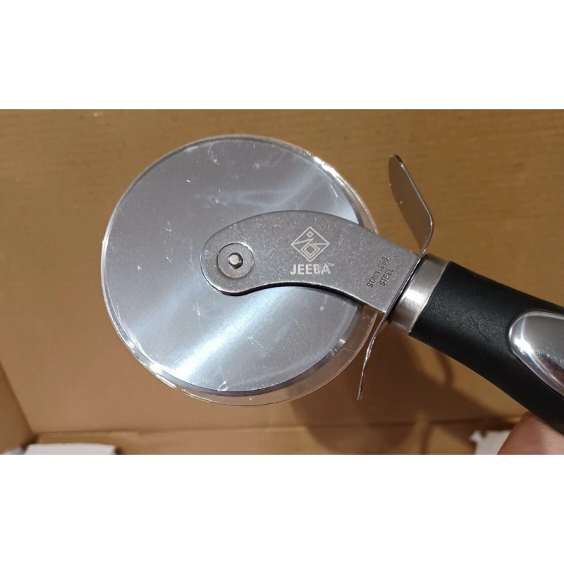 Jeeba 3-Piece Pizza Stone Pizza Grilling Set, 13" Pizza Grilling