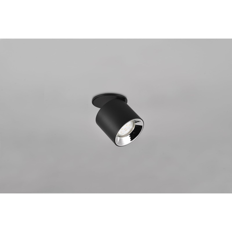 Trio Leuchten Guayana 651000132 Recessed and Surface-Mounted Light Metal Black