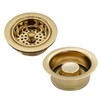 Westbrass A2165-01 4-1/4" OD Post Style Large Kitchen Basket Strainer
