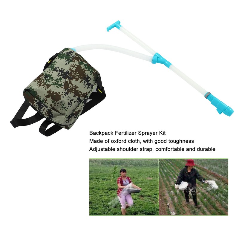 Backpack Sprayer Kit Handheld Applicator Adjustable Shoulder Strap Fertilizer Spreader