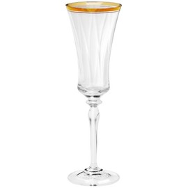 Mikasa Jamestown Gold Fluted Champagne Glass