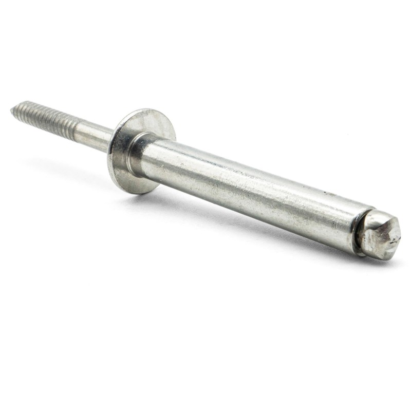 Hippo Hardware (6mm X 16mm) Pop Rivets Dome Head Open
