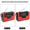 FM/AM/SW Solar Hand Crank Radio Memory Card Music for Bluetooth