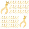 50 Pieces Connector Kit, Bare Crimping Terminals, Brass, Crimping Cable,
