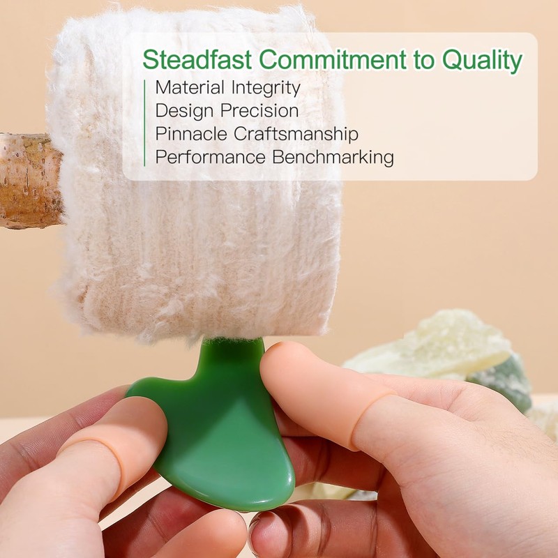 AGFELO Gua Sha Facial Tool Natural Jade Stone Guasha Board