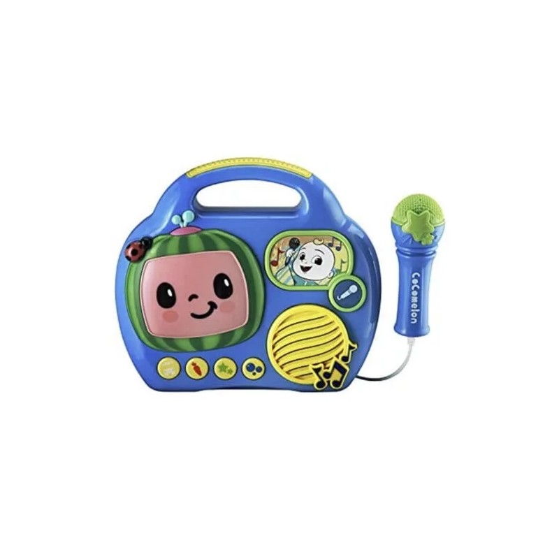 Cocomelon Sing Along Toy Boombox With Real Working Mic