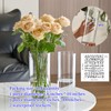Acrylic Cylinder Plastic Vase for Centerpiece, Unbreakable Hurricane Tall Large