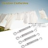 AILENLAN Turnbuckle, Stainless Steel Wire Buckle, Hook, Turnbuckle, Paste Adjustment,