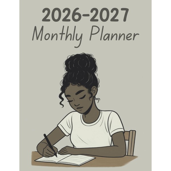 2026-2027 Monthly Planner: 2-Year Calendar | Monthly Overview + Goals