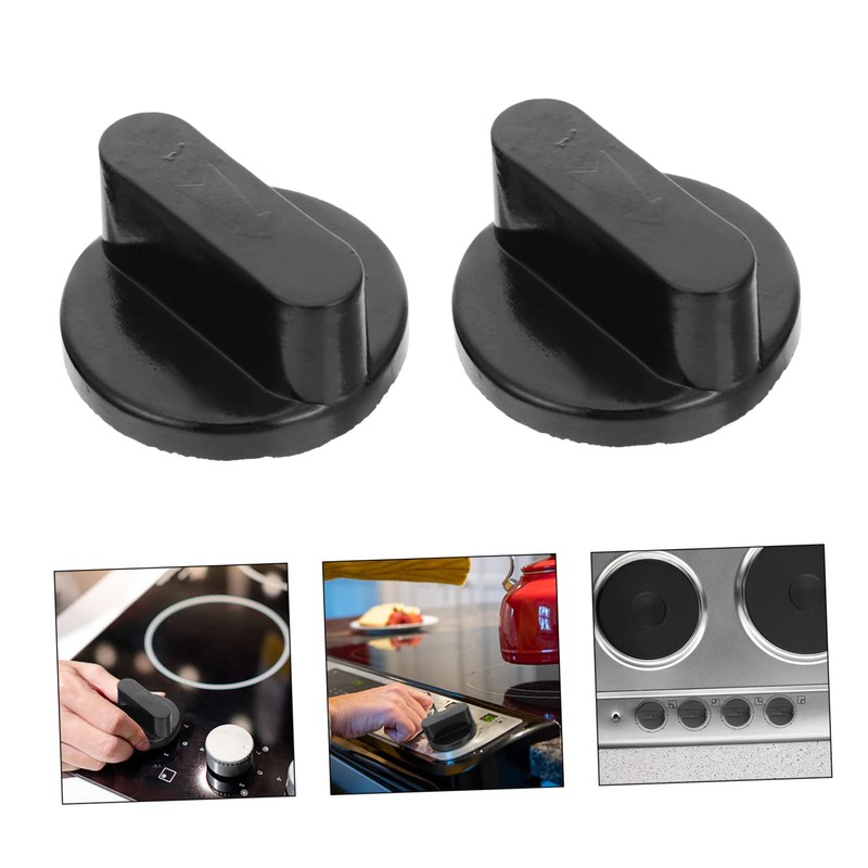 Hohopeti 10pcs Gas Stove Knobs Durable Rotary Control Knobs for
