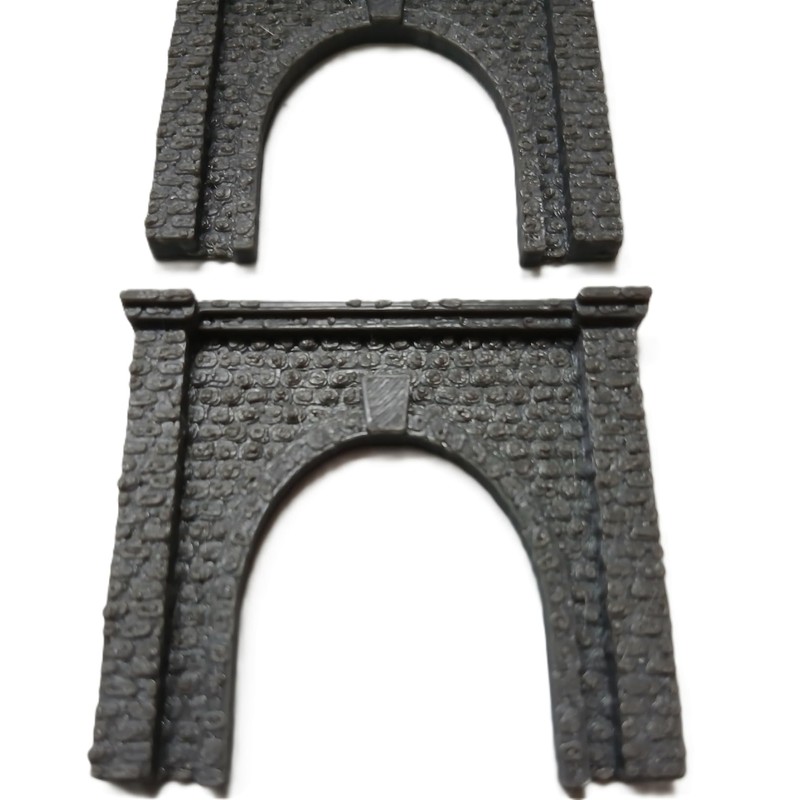 Z Gauge Stonework Detail Railway Tunnel Single Track Train Portal