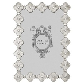 Olivia Riegel Silver Clover 4 x 6 Frame - RT2453