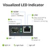 10Gtek [Mini Size] Gigabit Ethernet Media Converter, MultiMode Dual LC