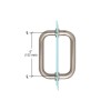 C.R. Laurence CRL Brushed Nickel 6" BM Series Tubular Back-to-Back Pull Handle BM6X6BN