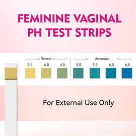 Vaginal pH Balance Test Strips, 50 Feminine pH Test Kit for Women Yeast Infection & BV Monitor, Accurate Acidity & Alkalinity Balance