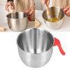 Salad Bowl, Stainless Steel Useful Splashproof Egg Beating Bowl with