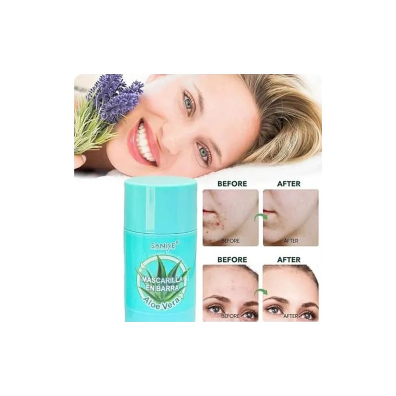 Mascarilla Facial en Barra - Aloe Vera 30 g