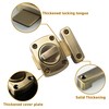 Alise Gate Latch Slide Bolt Latches Lock,Medium Size Safety Double
