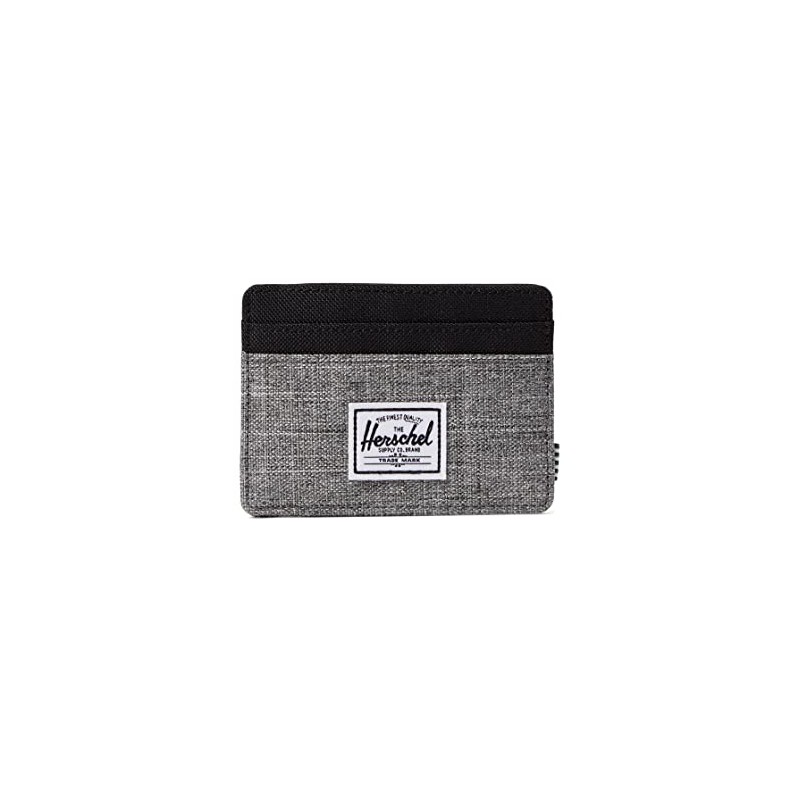 Herschel Supply Co. Charlie RFID Raven Crosshatch 1 One Size,