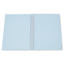 Crossbow Education Tinted A5 Spiral Bound Notebook - Dyslexia & Visual Stress Friendly (Sky)
