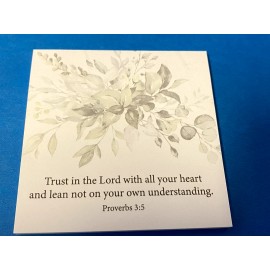 Unbranded "Trust in the Lord" sticky 2 pk note pads, New #AB-040