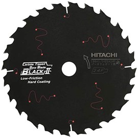 HiKOKI 0033-6330 Chip Saw for Particle Board, Black II, Diameter 7.5 inches (190 mm), Hole Diameter 0.8 inches (20 mm), 24 Blades, For Circular Saws and Dust Collecting Circular Saws