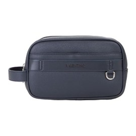 VALENTINO Kulturbeutel Landon Soft Cosmetic Case Blu dunkelblau