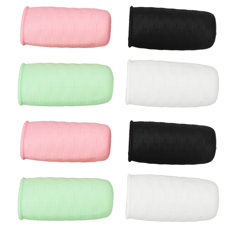 8pcs Travel Leak Proofing Elastic Sleeve Bottle Covers Soft Silicone