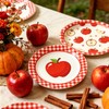 40 Pcs Fall Thanksgiving Apples Paper Plates
